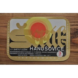 画像: チェコ・古いお酒のラベル/HANUSOVICE